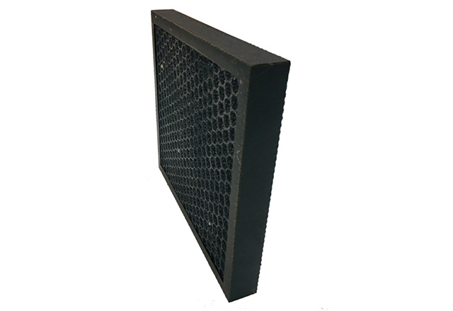 Two side activated carbon air filter